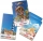 Caiet A4, 80 file, matematica, colturi rotunjite, Summer, 5 buc/set Herlitz
