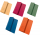 Dosar carton color, cu capse, coperta 1/2, 5 culori, 25 buc/set Leitz