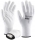 Manusi de asamblare din poliester cu palma imersata in PU, Alb, Dragonfly-V, Rock Safety