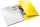 Caiet de birou  WOW Be Mobile, PP, certificare FSC, reciclabil, A4, 80 coli, cu spira, dictando Leitz