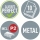Capsator metalic, WOW 5528 Mini NeXXt Series, 10 coli,  Leitz