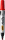 Marker permanent rosu 2300, 12 buc/cutie Bic