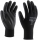 Manusi de asamblare din poliester cu palma imersata in PU, versiune economica, Negru, Scarab-Eco, Rock Safety