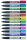 Marker permanent cu vopsea 4 mm, 12 culori/set, Pentel 