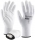 Manusi de asamblare din poliester cu palma imersata in PU, Alb, Dragonfly-V, Rock Safety
