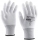 Manusi de asamblare din poliester cu varfurile degetelor imersate in PU, Alb, Butterfly, Rock Safety