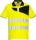 Tricou polo Hi-Vis S/S, galben/negru, regular, PW2, Portwest