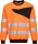 Hanorac Hi-Vis crew neck, portocaliu/negru, regular, PW2, Portwest