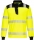 Hanorac Hi-Vis, fermoar 1/4, galben/negru, regular, PW3, Portwest