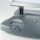 Panou dublu stradal NOBO Impression Pro, aluminiu, cu click, cu baza tip rezervor cu apa, A1, gri