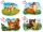 Puzzle 4 in 1 mic, diverse modele, Castorland
