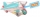 Avion cu elice 72306 Omega, 22 cm, Polesie