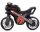 Motocicleta fara pedale MX-ON 80615, culoare negru, Polesie