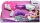 Pistol cu bile pentru fete, 6 proiectile, 32 cm, unicorn