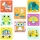 Puzzle din lemn incastru, Animale/Vehicule
