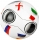 Set antrenament fotbal cu minge si 4 jaloane