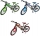 Bicicleta, roti 22 inch, diverse culori