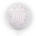 Balon transparent - roz 45 cm, cifra 0, fete Tuban