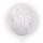 Balon transparent - roz 45 cm, cifra 1, fete Tuban