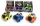 Jucarie Jeep Graffiti cu frictiune din metal, 9 cm