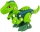 Dinozaur demontabil, verde/albastru 