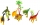 Figurine Dinozauri si plante, 6 buc/set