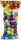 Mingiute din plastic, 7 cm, diverse culori, 100 buc/set