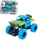 Jucarie jeep frictiune galben/albastru