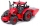 Tractor Belarus cu distribuitor, rosu, Polesie
