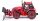 Jucarie tractor cu plug deszapezire negru, 31 x 15 x 15 cm, Polesie