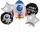 Baloane, racheta, folie aluminiu, Roben Toys