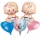 Set baloane, Girl or Boy, folie aluminiu, Roben Toys