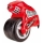 Motocicleta fara pedale, 70 cm, rosu, 8028 Dolu