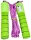 Coarda pentru sarit, maner din plastic, diverse culori, cu contor