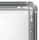 Rama pentru perete NOBO, aluminiu, cu click, A3, gri