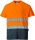 Tricou Hi-Vis bicolor, portocaliu/navy, regular, Cotton Comfort, Portwest