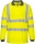 Tricou polo cu maneci lungi Hi-Vis, galben, regular, Portwest