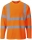 Tricou cu maneci lungi Hi-Vis, portocaliu, regular, Cotton Comfort, Portwest