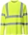 Tricou cu maneci lungi Hi-Vis, galben, regular, Cotton Comfort, Portwest