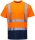 Tricou Hi-Vis, in doua nuante, portocaliu/navy, regular, Portwest