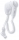 Uscator de par cu buton, din plastic alb, 1240 W, Mediclinics 