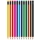 Creioane colorate cu radiera, 12 culori/set S-Cool 