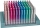 Creioane mecanice 0.7 mm, Deep, diverse culori metalice, 72 buc/display Serve