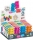 Radiera Steps culori fluorescente 1 bucata/blister display 24 bucati SERVE