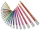 Creioane colorate CarbOthello cutie metal 24 culori/set Stabilo
