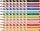 Creioane colorate EasyColors, pentru dreptaci, 6 culori/set Stabilo
