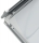 Panou dublu stradal NOBO Premium Plus, in forma de A, cu click, aluminiu, A1, gri