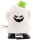 Radiera Tochain cu filet fantoma Halloween, 20 buc/display