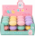 Radiere Tochain, Macaron, 2 buc, diverse culori, 12 buc/display