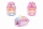 Ascutitoare Tochain, fetita iepuras, cristal, diverse culori, 24 buc/display